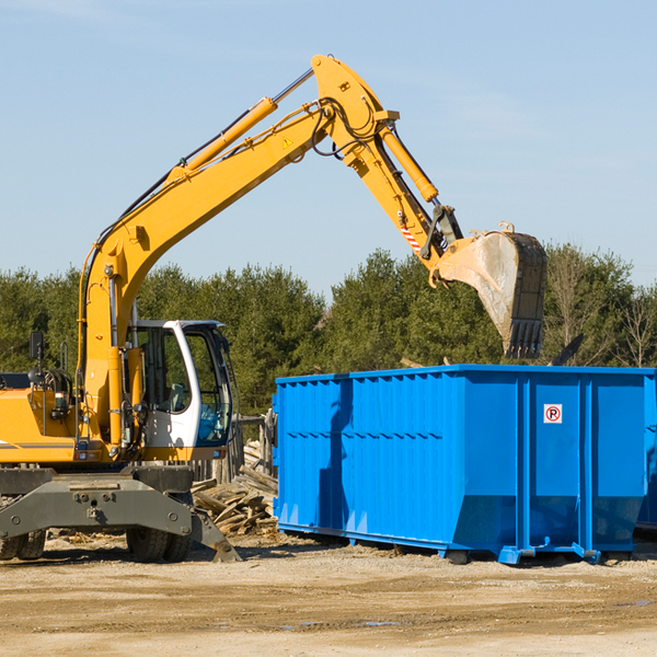 can i choose the location where the residential dumpster will be placed in Town and Country Washington